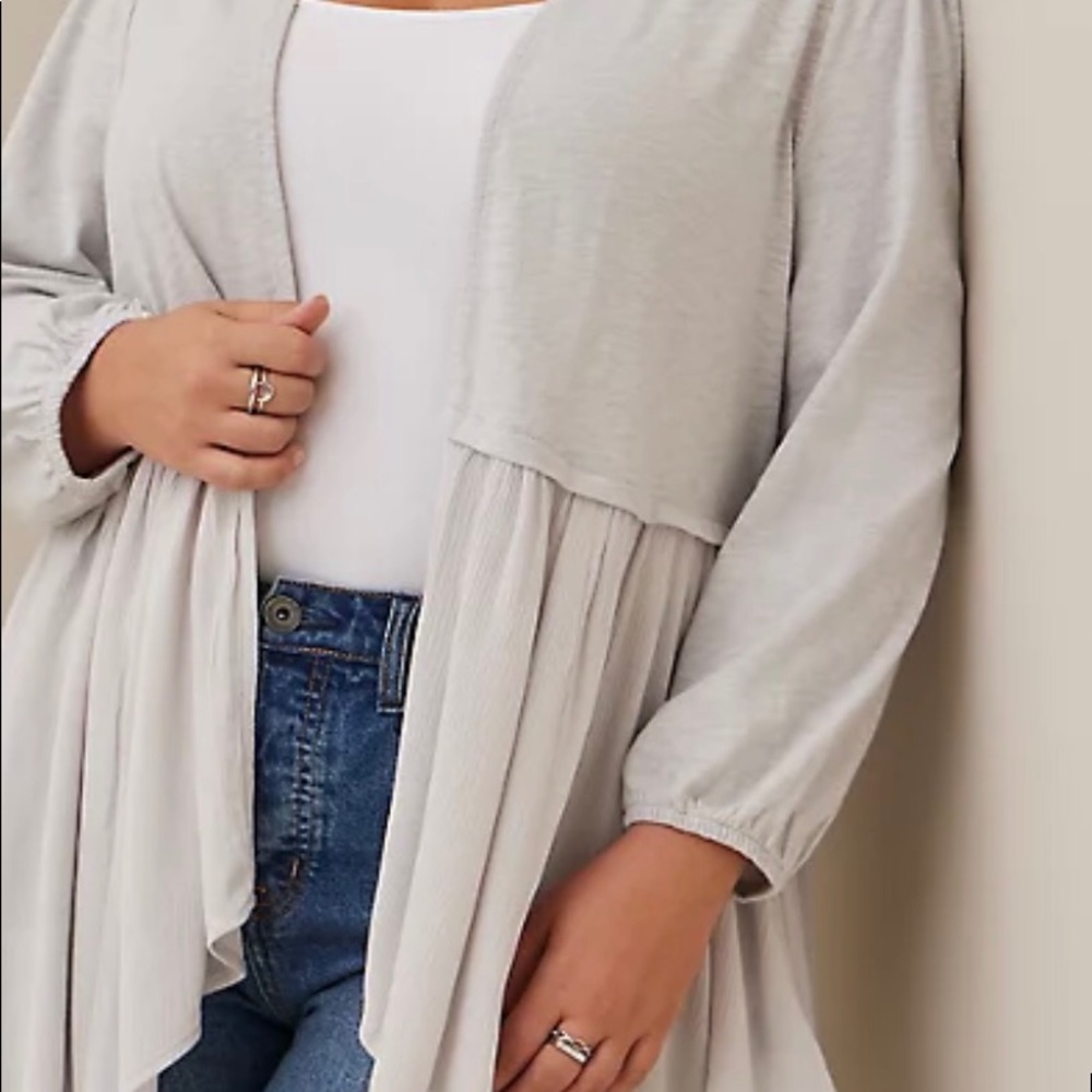 Torrid Grey Kimono